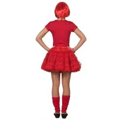 Fleurige Rode Petticoat Karina Vrouw Kostuum -Cosplaykostuum Winkel p0605071 3 2