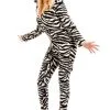 Dartel Dravende Zebra Afrika Vrouw Kostuum