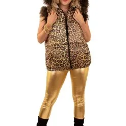 Luipaard Lizzy Heeft Het Warm Vrouw