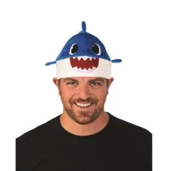 Blauwe Daddy Shark Muts Met Geluid