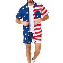 Mr America Stars And Stripes Man Kostuum -Cosplaykostuum Winkel scom 1012 3 4
