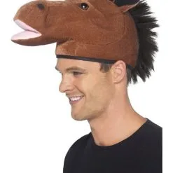 Paarden Hoofddeksel Zwarte Manen