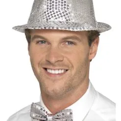 Musical Pailletten Hoed Zilver -Cosplaykostuum Winkel smf2018 44380 2 11