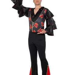 Bloemrijk Flamenco Artiest Paco Man Kostuum