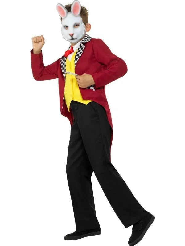 Het Witte Konijn Uit Alice In Wonderland Kind Kostuum 4 Het Witte Konijn Uit Alice In Wonderland Kind Kostuum - Afbeelding 4