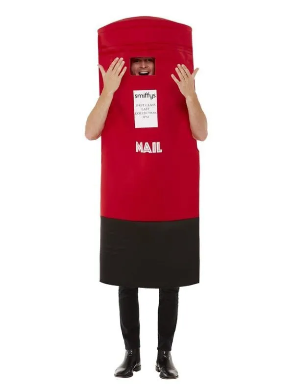 Engelse Brievenbus Man Kostuum 2 Engelse Brievenbus Man Kostuum - Afbeelding 2