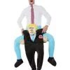 Op De Schouders Van Boris Johnson Man Kostuum