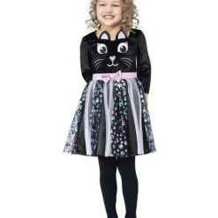 Ongevaarlijke Zwarte Kat Kind Meisje Kostuum