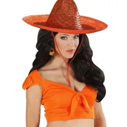 Sombrero 48cm, Oranje -Cosplaykostuum Winkel wdm1014 1427f b 1