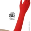 Handschoenen Lycra 37 Centimeter Rood