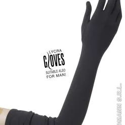 Handschoenen Lycra, Zwart