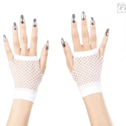Vingerloze Nethandschoenen Wit