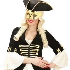 Oogmasker Metallic Goud -Cosplaykostuum Winkel wdm1014 1780g c 1