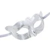 Oogmasker Metallic Zilver