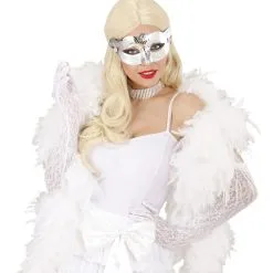 Oogmasker Metallic Zilver -Cosplaykostuum Winkel wdm1014 1781s b 1