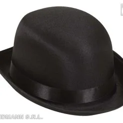 Bolhoed Satijn, Zwart