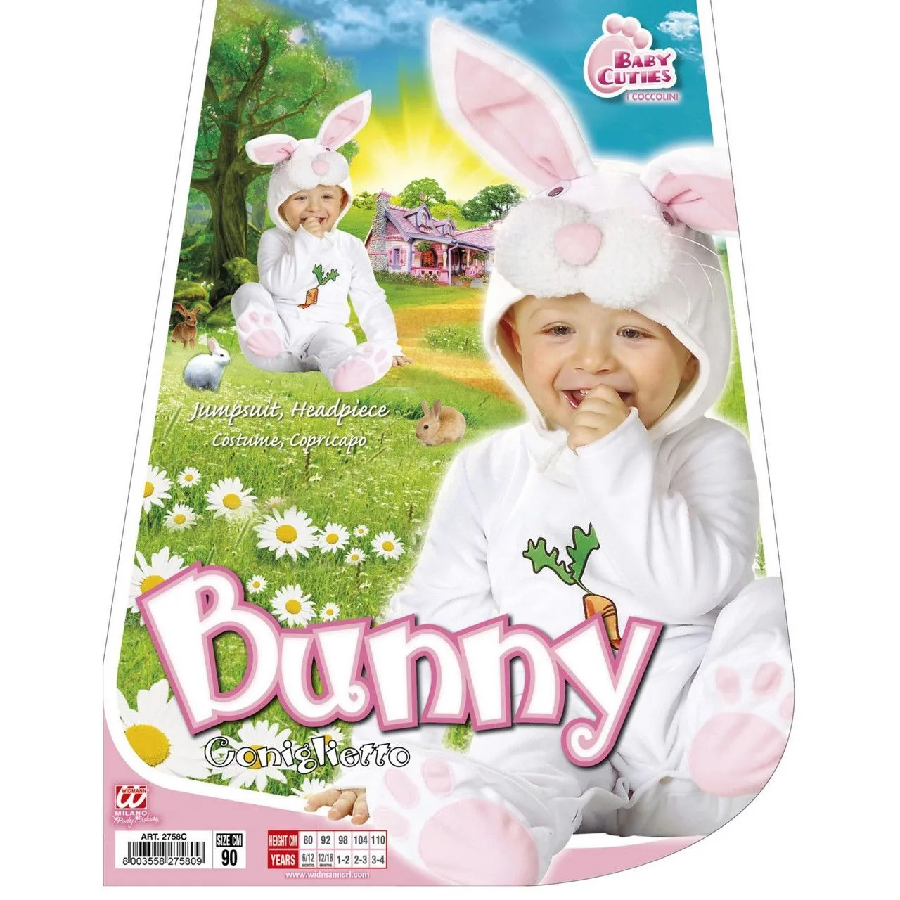 Baby Konijn Bunny Kostuum Kind 2 Baby Konijn Bunny Kostuum Kind - Afbeelding 2