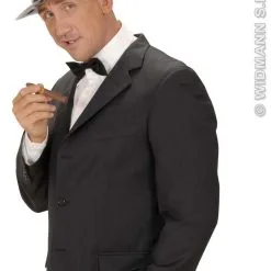 Pvc Gangsterhoed Met Witte Band -Cosplaykostuum Winkel wdm1014 2864g c 3