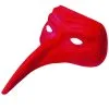 Commedia Dellarte Venetiaans Masker, Rood