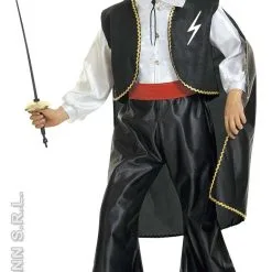 Oogmasker Zwarte Ruiter -Cosplaykostuum Winkel wdm1014 6385z b