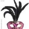 Glitter Oogmasker Met Stenen Roze