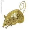 Glitter Muis Goud 12 Centimeter