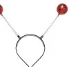 Hoofdband Met Antenne, Rood Glitter