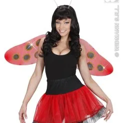 Hoofdband Met Antenne, Rood Glitter -Cosplaykostuum Winkel wdm1014 8017r d 2