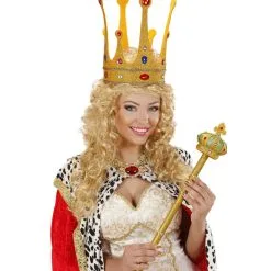 Maxi Glitter Kroon Met Stenen, Buigbaar -Cosplaykostuum Winkel wdm1014 9088h d