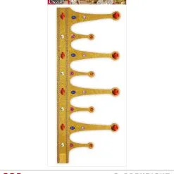 Maxi Glitter Kroon Met Stenen, Buigbaar -Cosplaykostuum Winkel wdm1014 9088h f