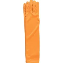 Handschoen Lang Neon, Oranje -Cosplaykostuum Winkel wdm1014 9501a d 2
