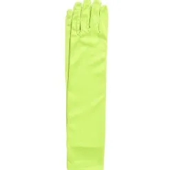 Handschoen Lang Neon, Groen -Cosplaykostuum Winkel wdm1014 9502g d