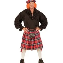 Tartan Schotse Man -Cosplaykostuum Winkel wdm1516 01107 e 5