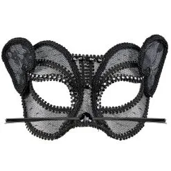 Sexy Fashion Oogmasker Kat Met Kant En Strass