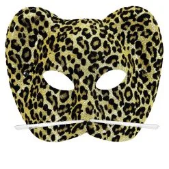 Sexy Glittermasker Luipaard