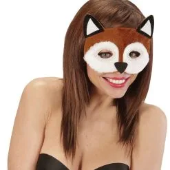 Lief Pluche Oogmasker, Vos -Cosplaykostuum Winkel wdm1516 03882 b