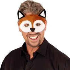 Lief Pluche Oogmasker, Vos -Cosplaykostuum Winkel wdm1516 03882 d