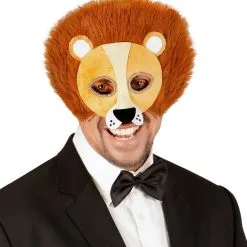 Lief Pluche Oogmasker, Leeuw -Cosplaykostuum Winkel wdm1516 03884 c 1