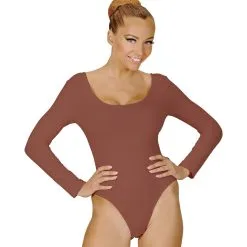 Unicolor Body Volwassen Met Knoopsluiting