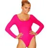 Unicolor Body Volwassen Met Knoopsluiting, Roze