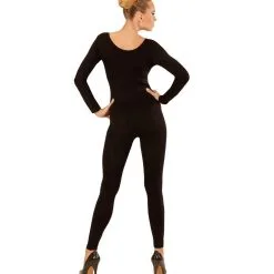 Unicolor Body Volwassen, Lang, Zwart Vrouw Kostuum -Cosplaykostuum Winkel wdm1516 04574 b 12