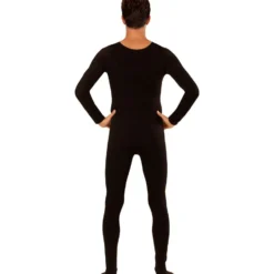 Unicolor Bodysuit Zwart Man Kostuum 9 Unicolor Bodysuit Zwart Man Kostuum -Cosplaykostuum Winkel wdm1516 04611 d 8