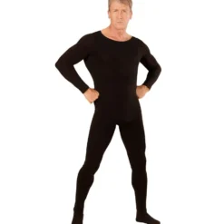 Unicolor Bodysuit Zwart Man Kostuum 11 Unicolor Bodysuit Zwart Man Kostuum -Cosplaykostuum Winkel wdm1516 04611 f 8