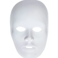 Doe Het Zelf Luxe Unisex Beschilderbaar Wit Masker