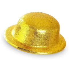 Showmaster Glitter Bolhoed, Goud