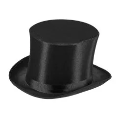 Chique Hoge Hoed Satijn