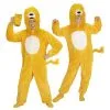 Dieren Onesie Pluche Gele Leeuw Kostuum