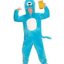 Dieren Onesie Pluche Blauwe Leeuw Kostuum -Cosplaykostuum Winkel wdm1617 97151 d 24