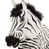 Cartoony Masker Zebra Met Haar