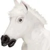 Cartoony Masker, Wit Paard Met Haar